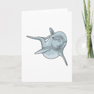 Delfin på svimming kort