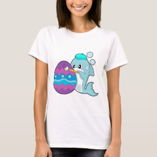 Delfin påskmålning t shirt