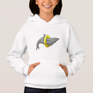 Delfin Simmande Livräddningsring T Shirt