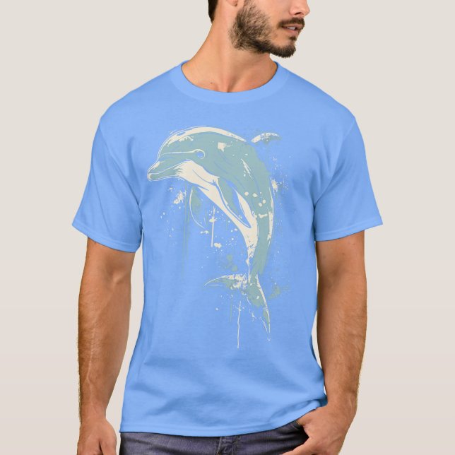 delfin t shirt (Framsida)