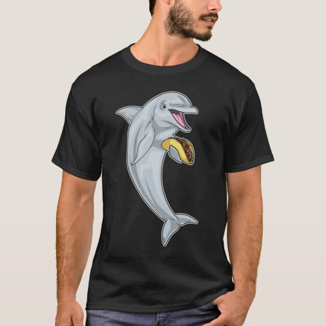 Delfin Taco T Shirt (Framsida)
