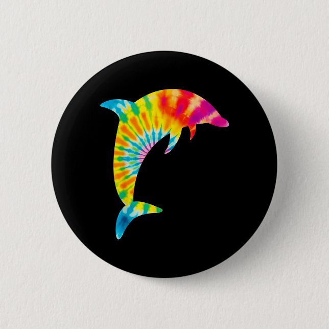 Delfin Tie Dye Knapp (Framsida)