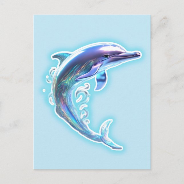 Delfin  vykort (Framsida)