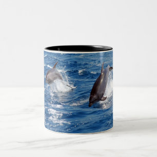 Delfinäventyr Två-Tonad Mugg