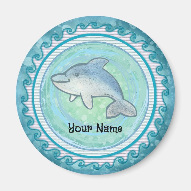 Delfinbaby Magnet (Framsidan)