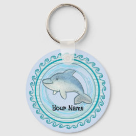 Delfinbaby Nyckelring