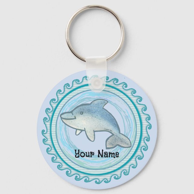 Delfinbaby Nyckelring (Framsida)