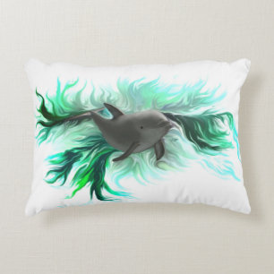 Delfinbaby Prydnadskudde