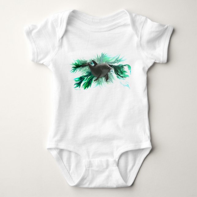 Delfinbaby Tee Shirt (Framsida)
