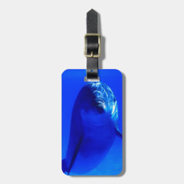 Delfinbagageetikett Bagagebricka