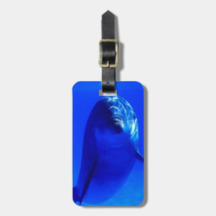 Delfinbagageetikett Bagagebricka