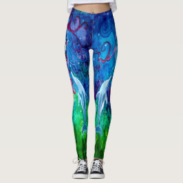 Delfinblickdamasker Leggings