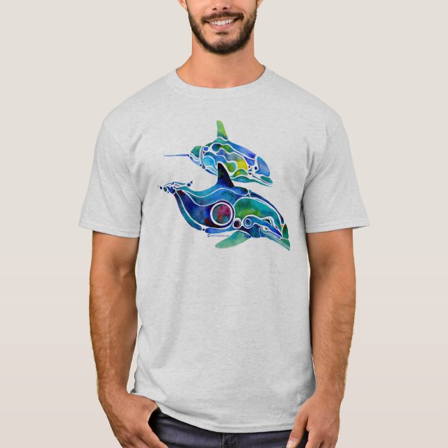 Delfindans Tee Shirt (Framsida)