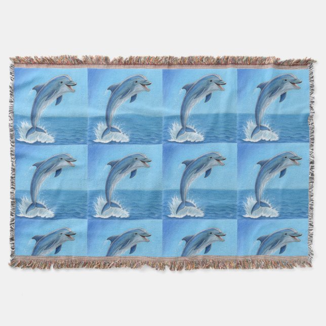 Delfinens tysta dans filt (Framsidan)