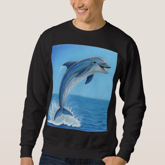 Delfinens tysta dans lång ärmad tröja (Framsida)