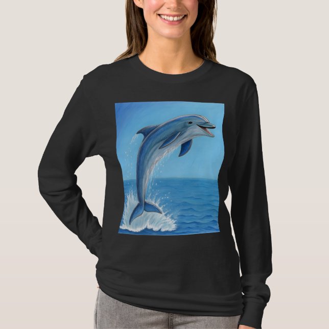 Delfinens tysta dans t shirt (Framsida)