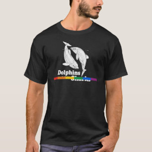 Delfiner är precis glada hajar t shirt