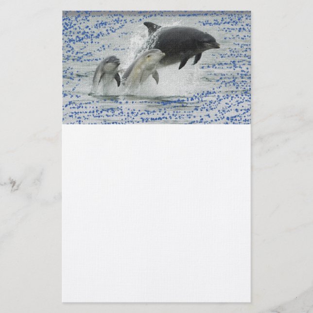 Delfiner Brevpapper (Framsida)
