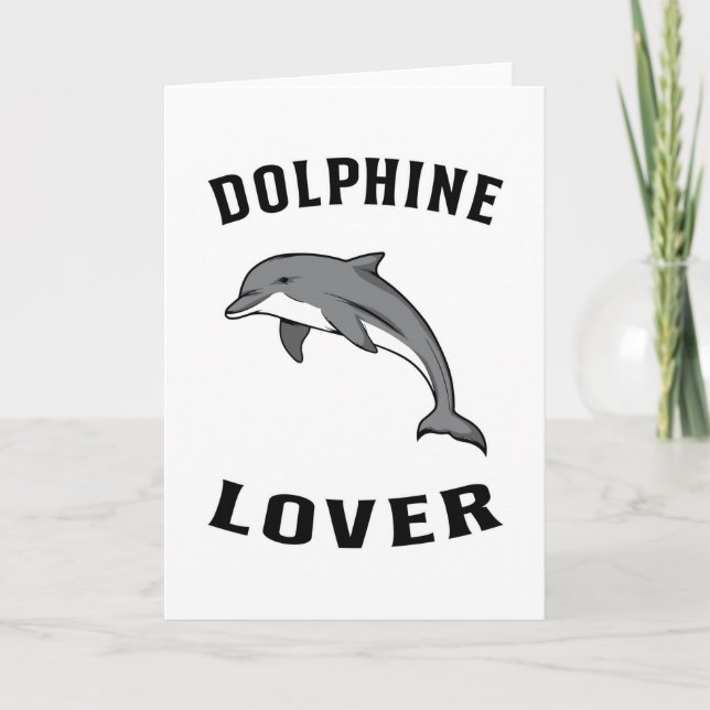 Delfiner Delfin Hav Ocean Djur Vatten Presentidé Kort (Framsida)