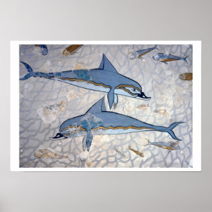 Delfiner (fresco) poster