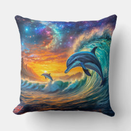 Delfiner i Galaxy 03 Design per Rik AMeN Gill Kudde