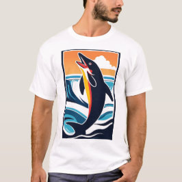 Delfiner i havet - Majestiskt marint liv T Shirt