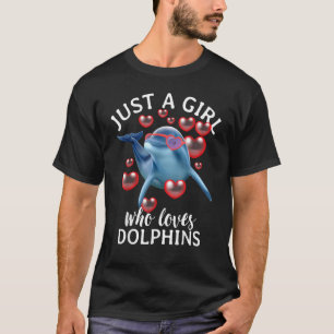 Delfiner i Kärlek är bara en flicka som Kärlek del T Shirt