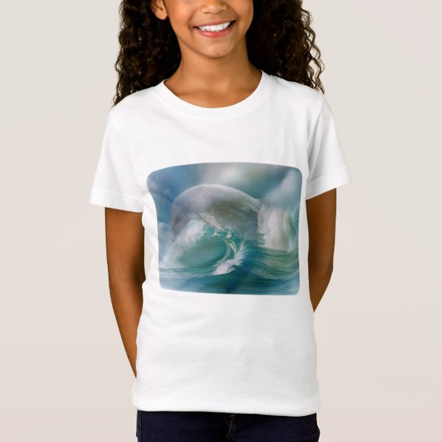 Delfiner i Ocean Kids T-Shirt (Framsida)