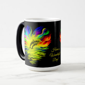 Delfiner i Sunshine Magisk Mugg