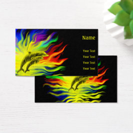 Delfiner i Sunshine Visitkort