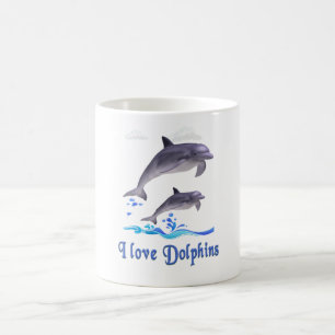 Delfiner Kaffemugg