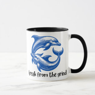 Delfiner Kaffemugg