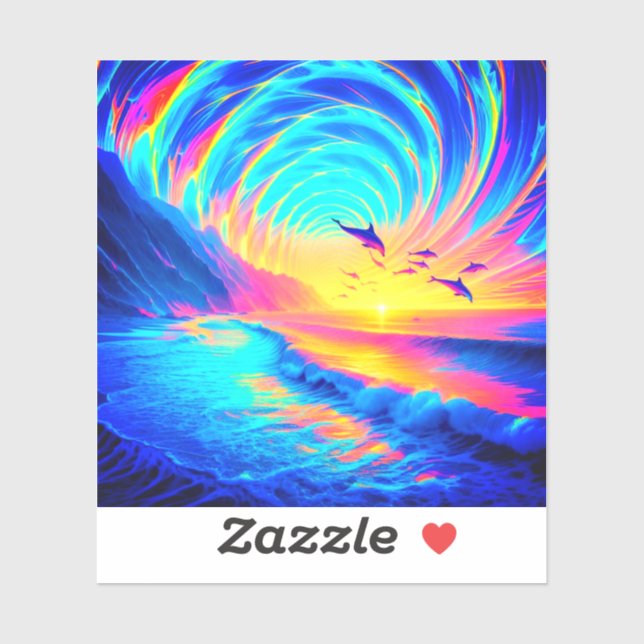 Delfiner Klistermärken (Ark)