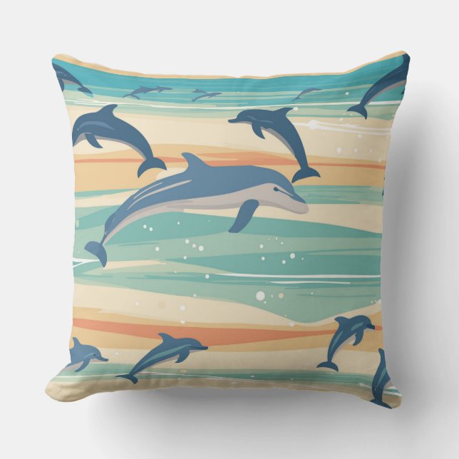 Delfiner Kudde (Framsida)