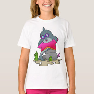 Delfiner med glasögon t shirt