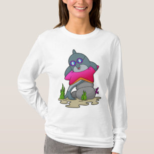 Delfiner med glasögon t shirt