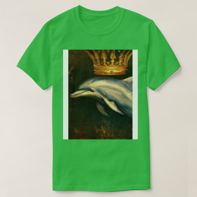 Delfiner med Krona T Shirt (Design framsida)