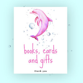 Delfiner med vattenfärg - kort och gåvor från Boka Poster