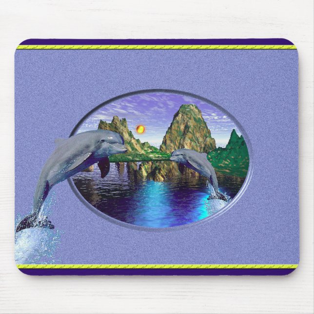 Delfiner Mousepad Musmatta (Framsidan)