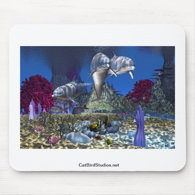 Delfiner Mousepad Musmatta (Framsidan)
