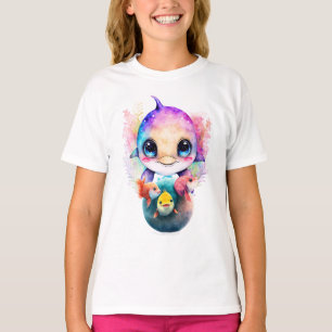 Delfiner och fiskvänner t shirt