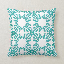 Delfiner och kokosnötter Hawaiisk quilt Dekorativ