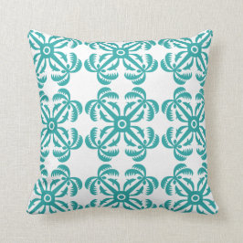 Delfiner och kokosnötter Hawaiisk quilt Dekorativ  Kudde