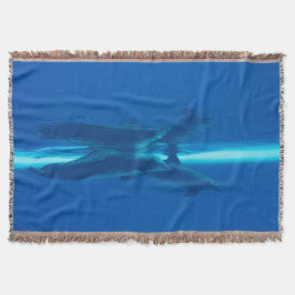 Delfiner och reflektioner filt