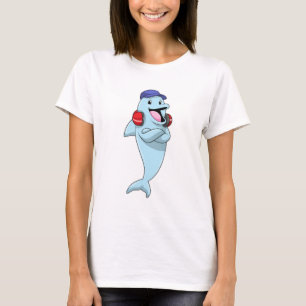 Delfiner på Lyssna på musik T Shirt