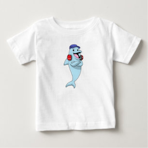 Delfiner på Lyssna på musik T Shirt