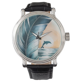 Delfiner: Pearls of the Seas and the Beauty of Mov Armbandsur