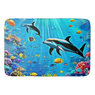 Delfiner & Reef: Underwater Joy Badrumsmatta