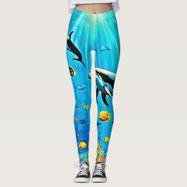 Delfiner & Reef: Underwater Joy Leggings