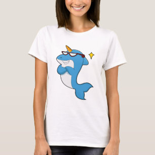 Delfiner som enhörning med glasögon.PNG T Shirt